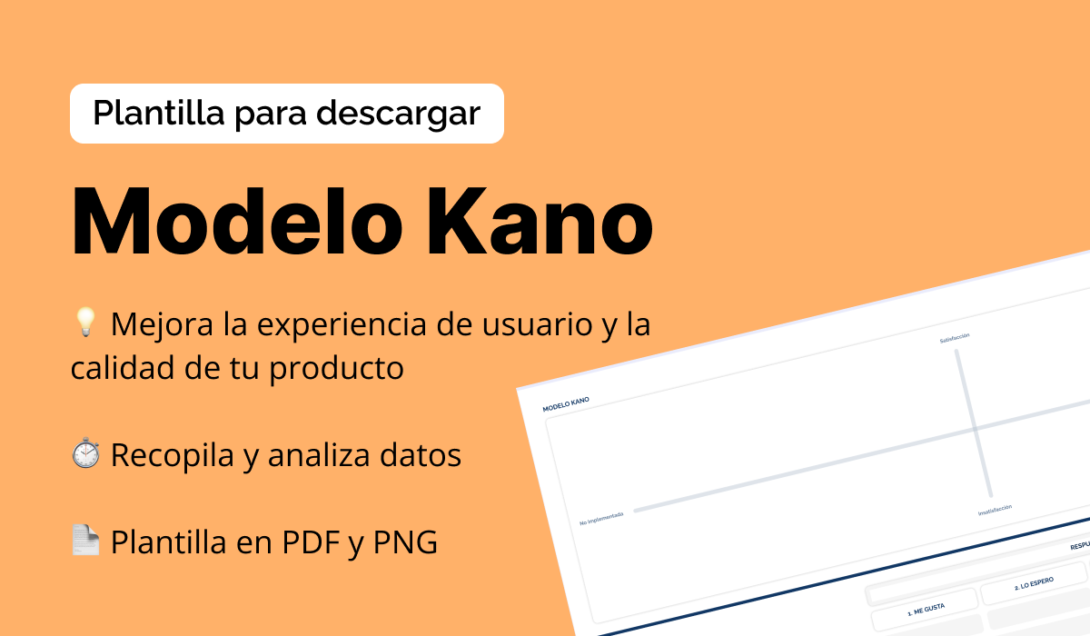 Modelo Kano Descarga Plantilla